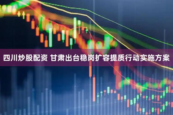四川炒股配资 甘肃出台稳岗扩容提质行动实施方案